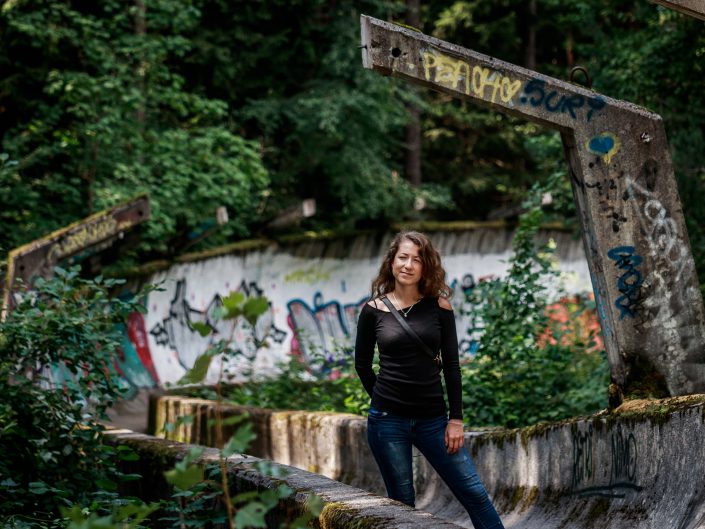 Abandoned Olympic Bobsled